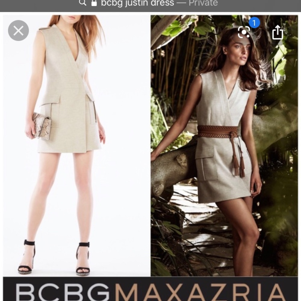 BCBG “JUSTIN” dress or over cover